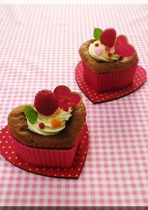* バレンタイン❤ プチガトーショコラ♪-レシピのメイン写真