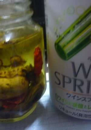 牡蠣のスモークのオリーブオイル漬け-レシピのメイン写真