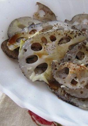 焼きレンコンのチーズ和え-レシピのメイン写真