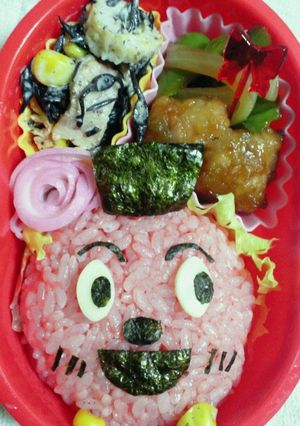 キャラ弁☆アンパンマンのSLマン☆-レシピのメイン写真