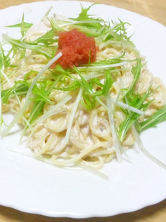 簡単!たらこクリームパスタ♪-レシピのメイン写真