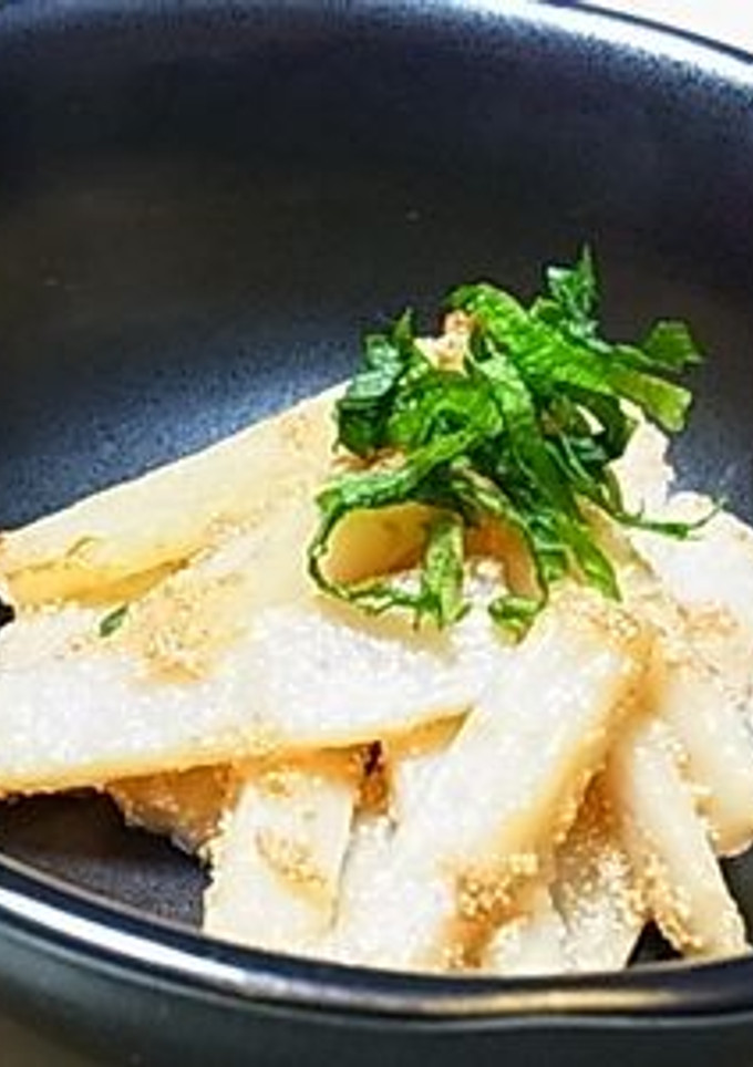 簡単**長いものたらマヨ炒め**-レシピのメイン写真