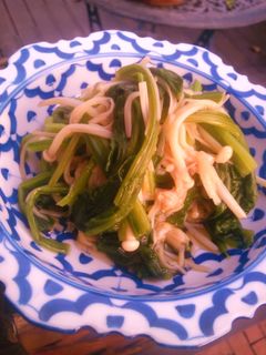 ほうれん草とエノキのおひたし 麺つゆ風味-レシピのメイン写真
