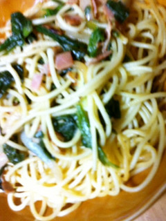 ほうれん草たっぷりのおいしいパスタ☆-レシピのメイン写真