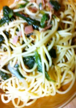 ほうれん草たっぷりのおいしいパスタ☆-レシピのメイン写真