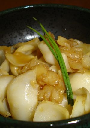 ユリ根と貝柱の甘辛煮（*‾0‾*)ﾉ口-レシピのメイン写真