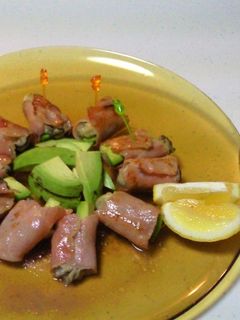 牡蠣とアボカドの生ハム巻き焼き-レシピのメイン写真