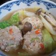 白菜と肉団子のあったかスープ♪
