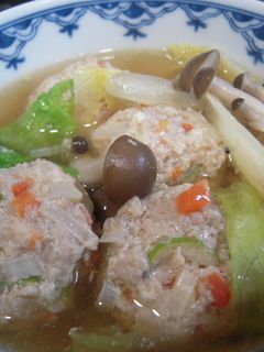 白菜と肉団子のあったかスープ♪-レシピのメイン写真