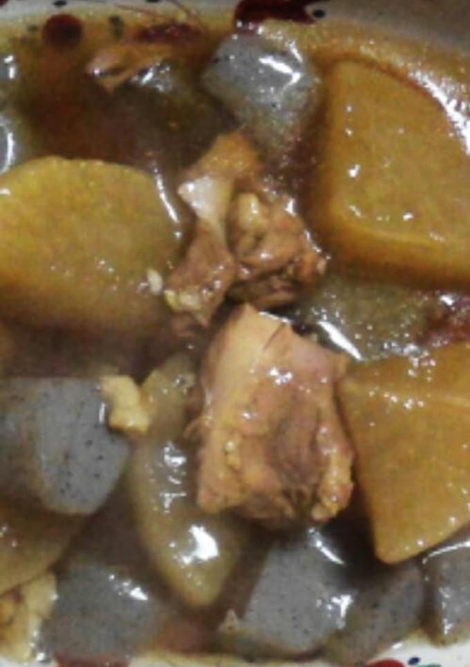 大根　鶏肉　こんにゃく　とろとろ煮-レシピのメイン写真