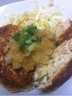 鶏胸肉で豆腐チキンハンバーグ☆-レシピのメイン写真