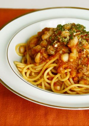 白いんげん豆入りボロネーゼ-レシピのメイン写真