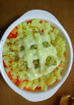 レンジで簡単カレー風リゾット-レシピのメイン写真