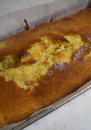 完熟バナナとフルーツいっぱいのケーキ-レシピのメイン写真