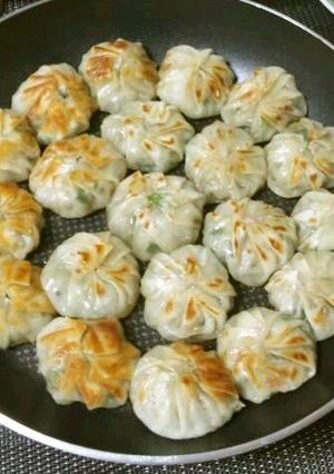 餃子の皮で簡単！　にらまんじゅう-レシピのメイン写真