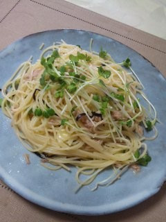 女子会向き!ツナの和風パスタ-レシピのメイン写真