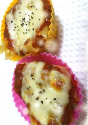 弁当に余ったミートソースでペンネグラタン-レシピのメイン写真