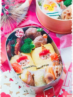 キャラ弁❤節分にオムライスno赤鬼くん-レシピのメイン写真