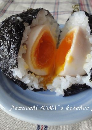 ✿とろ～り。半熟たまごのおにぎり✿-レシピのメイン写真