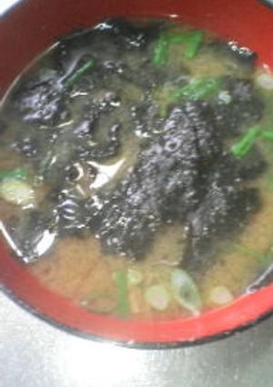 お手軽のり味噌汁-レシピのメイン写真