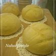 ノンオイル♪かぼちゃメロンパン*。゜