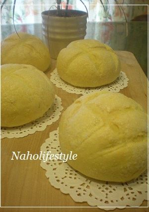 ノンオイル♪かぼちゃメロンパン*。゜-レシピのメイン写真