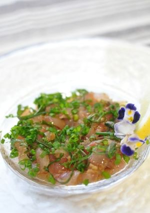 鯵のカルパッチョ-レシピのメイン写真