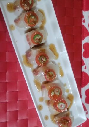 真鯛とごま豆腐の前菜-レシピのメイン写真