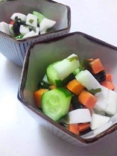 野菜ポリポリ酢の物-レシピのメイン写真
