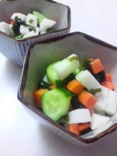野菜ポリポリ酢の物-レシピのメイン写真
