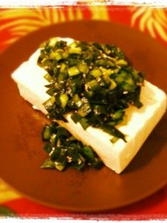 超簡単!ニラ奴豆腐-レシピのメイン写真