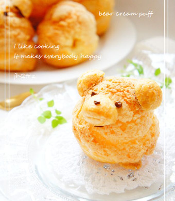 *さくさくBearシュークリーム*-レシピのメイン写真