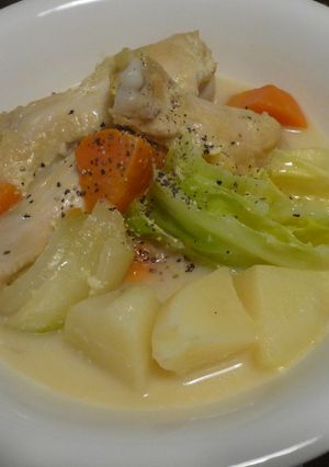 ほっこり☆豆乳ポトフ-レシピのメイン写真