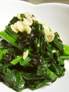 ほうれん草&韓国のり✿サラダ風和え物-レシピのメイン写真