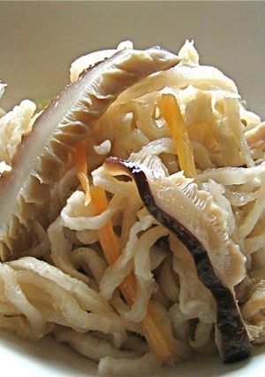 切り干し大根と干し椎茸の電子レンジ煮-レシピのメイン写真