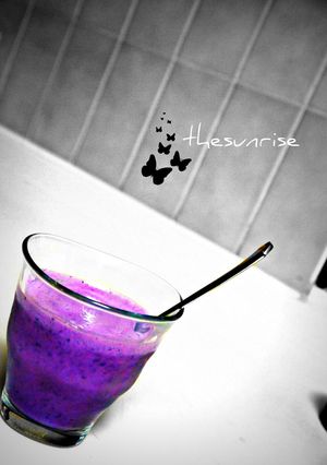 juicebarのブルーベリースムージー-レシピのメイン写真