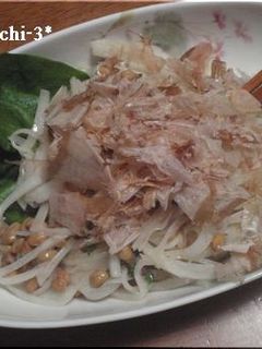 簡単☆シャキシャキ大根と梅ネバサラダ-レシピのメイン写真