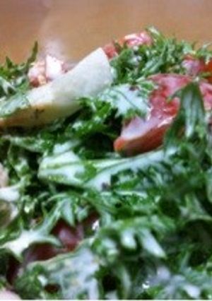 わさび菜サラダ-レシピのメイン写真