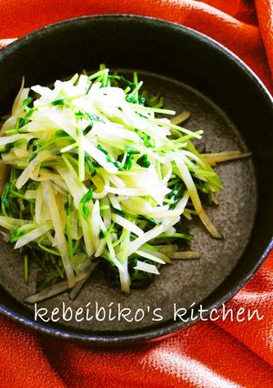 シャキシャキッじゃがいもと豆苗のサラダ-レシピのメイン写真