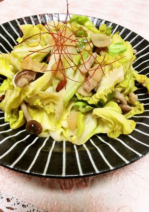 春キャベツのペペロンチーノ♪-レシピのメイン写真