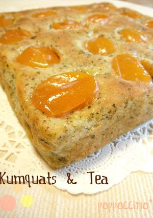 金柑と紅茶のケーキ。＊-レシピのメイン写真