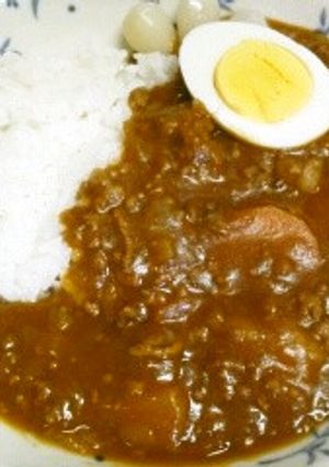 圧力鍋で簡単野菜ジュースと挽き肉のカレー-レシピのメイン写真
