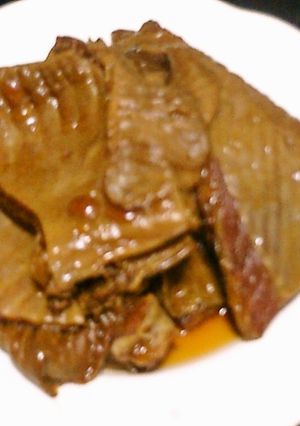 【コラーゲン】かすべ（エイひれ）の麻辣煮-レシピのメイン写真