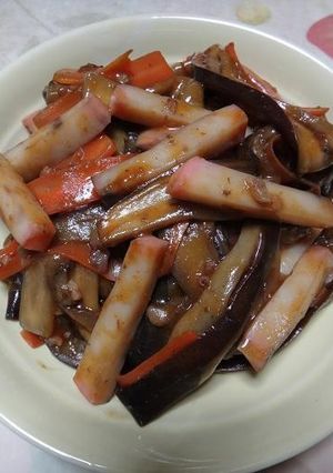 かまぼこ入り麻婆茄子-レシピのメイン写真