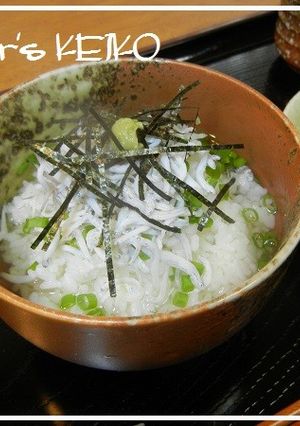 しらすのだし茶漬け-レシピのメイン写真