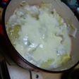 豚バラと白菜の豆乳鍋