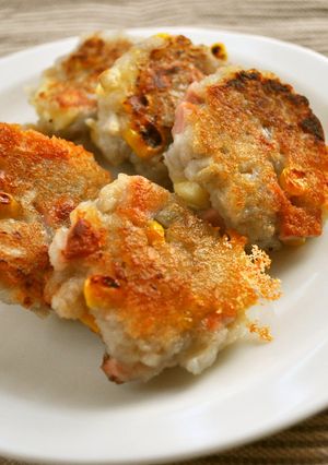 根菜のシャキもち焼き♪-レシピのメイン写真