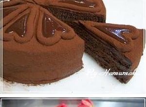 ガナッシュサンドdeチョコレートケーキ♪-レシピのメイン写真