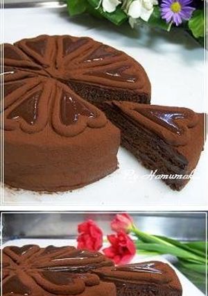 ガナッシュサンドdeチョコレートケーキ♪-レシピのメイン写真
