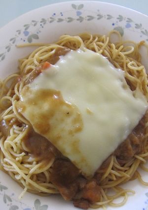 残り物アレンジカレーパスタ風-レシピのメイン写真